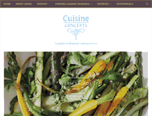Tablet Screenshot of cuisineconcepts.co.nz